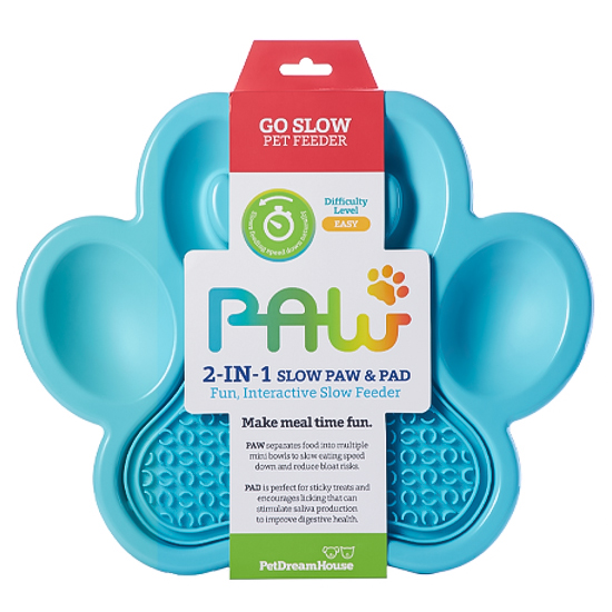 Paw 2-in-1 Feeder & Lick Pad Green