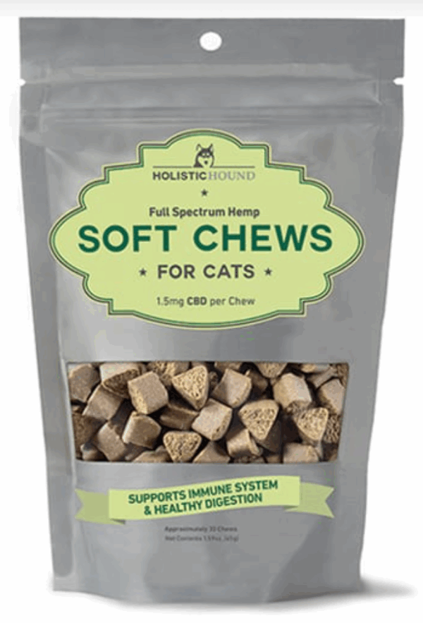 Holistic Hound 1.5mg CBD Chews for Cats