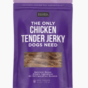 The Only Chicken Tender Jerky Dogs Need