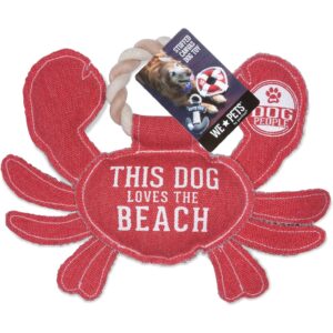 Crab - Beach Dog Toy On Rope