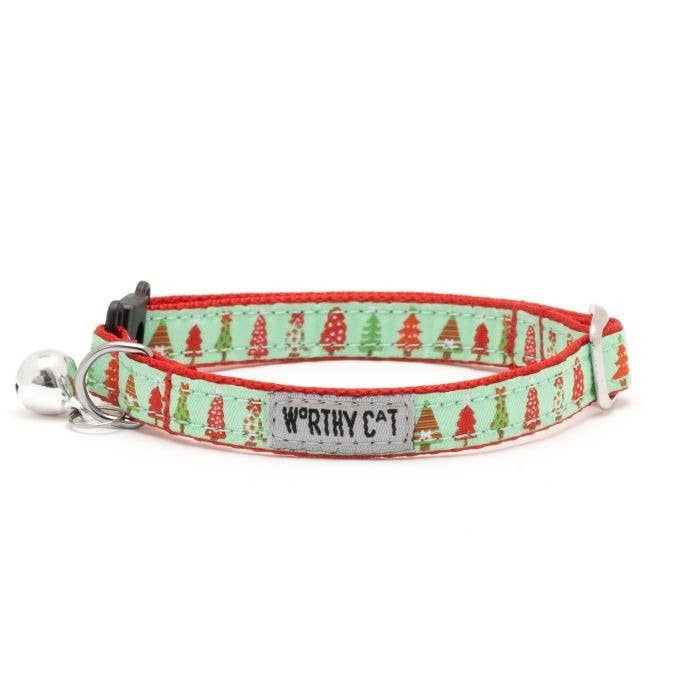 Christmas Tree Cat Collar