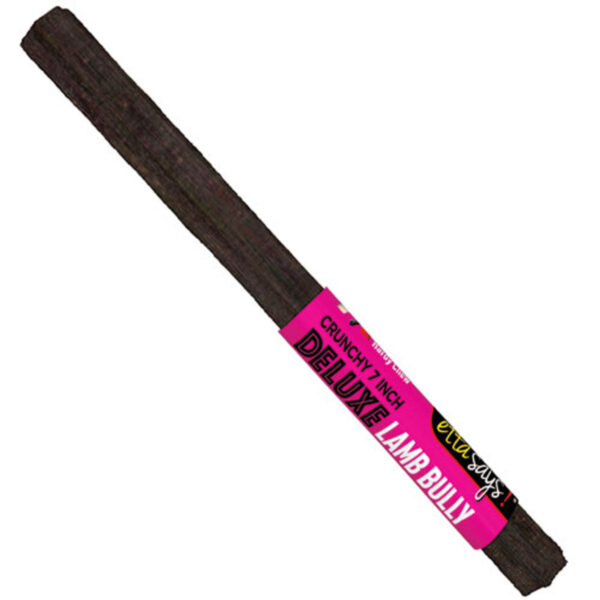Deluxe Bully Lamb Dog Chews 7in