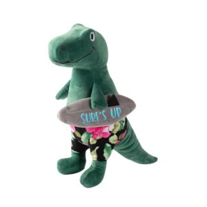 Surfer Bro Rex Plush Dog Toy