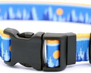 Euro Nylon Dog Collar Frozen Forest