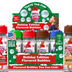 Holiday Edition Lick-able Bubbles