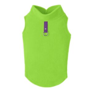 Gooby Fleece Vest - Lime