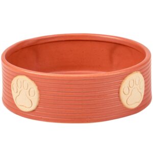 Large Paw Print Dog Bowl