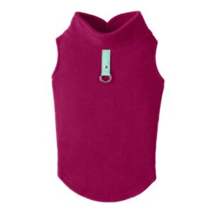 Gooby Fleece Vest - Fucshia