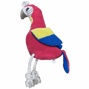 Textured Parrot Plush Toy