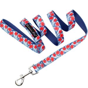 Hibiscus Blue  4' Leash