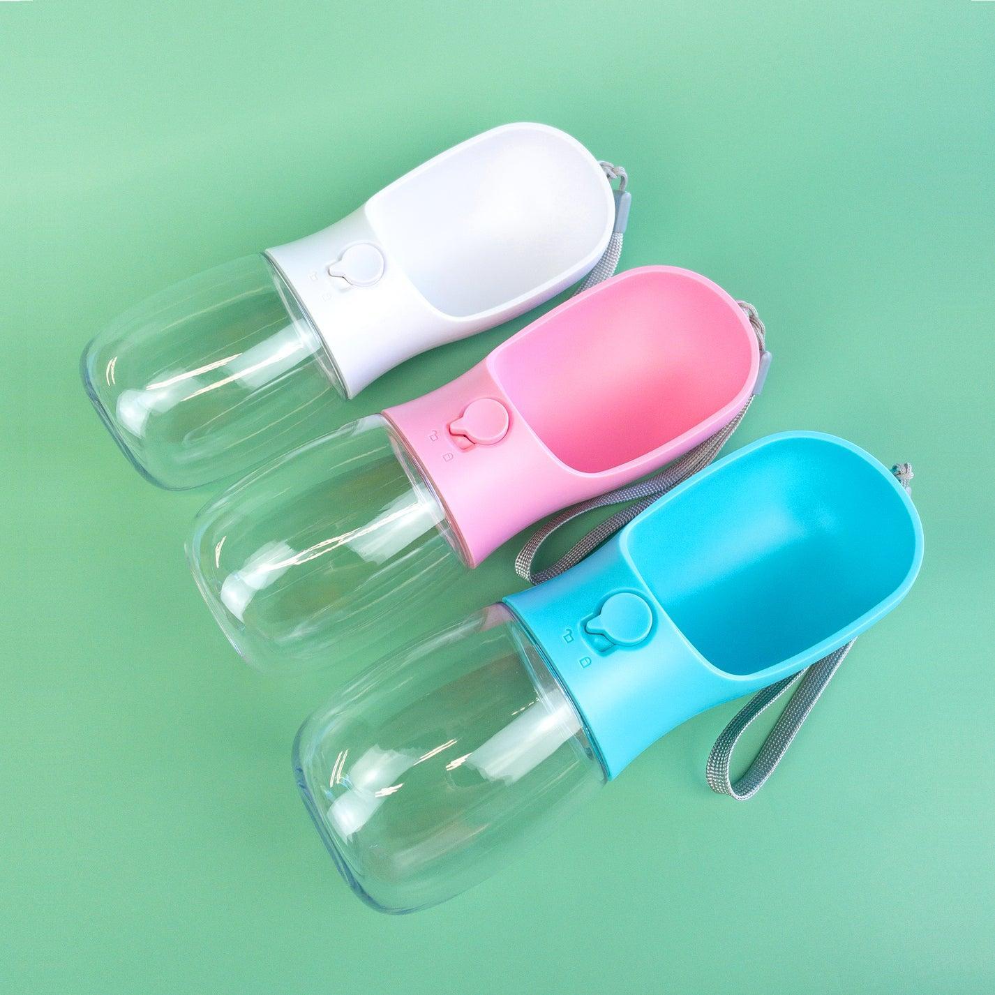 Green Waves Pet Water Bottle