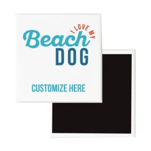 Beach Dog - 3" Magnet Artwork