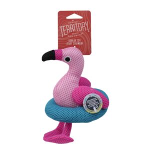 Territory Flamingo Floating Toy For Dogs