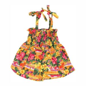 Hawaiian Dress &ndash; Vibrant Floral Print Dog Dress