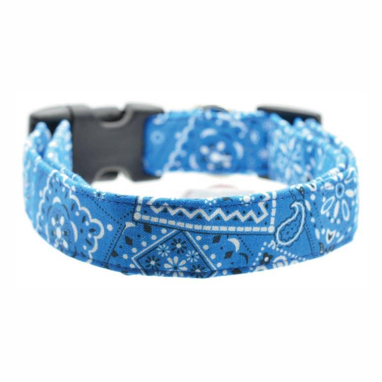 blue bandana collar