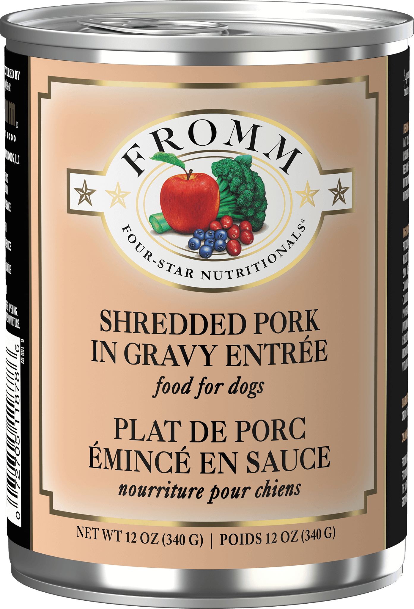 Fromm shredded pork in gravy