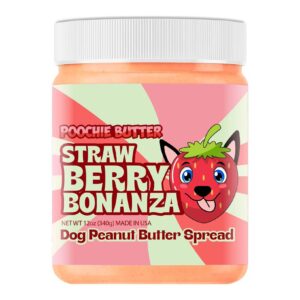 Strawberry peanut butter jar