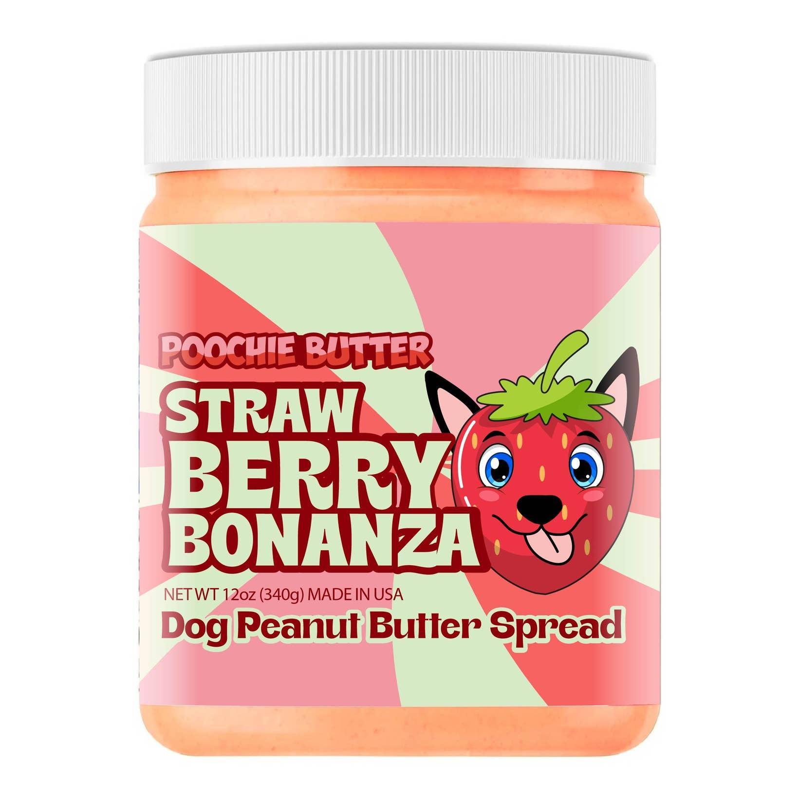 Strawberry peanut butter jar
